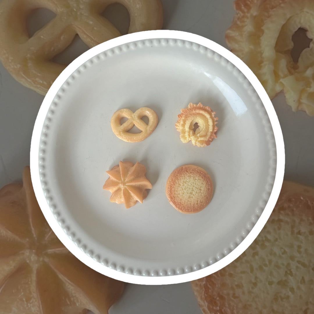 4 Pcs Butter Cookie Magnets