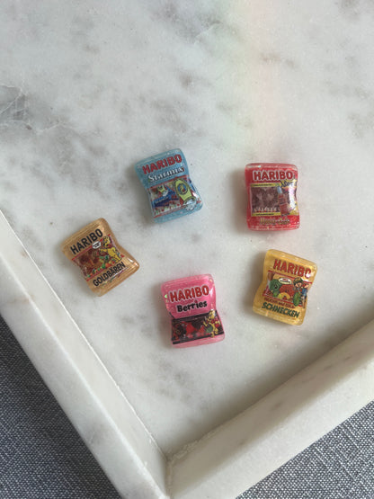 5 Pcs Assorted Haribo Lolly Magnets