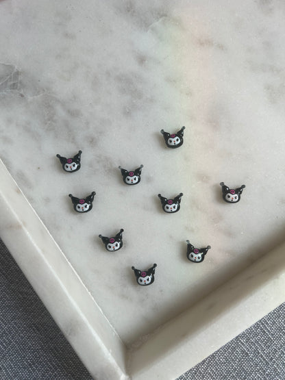 10 Mini Kuromi Magnets