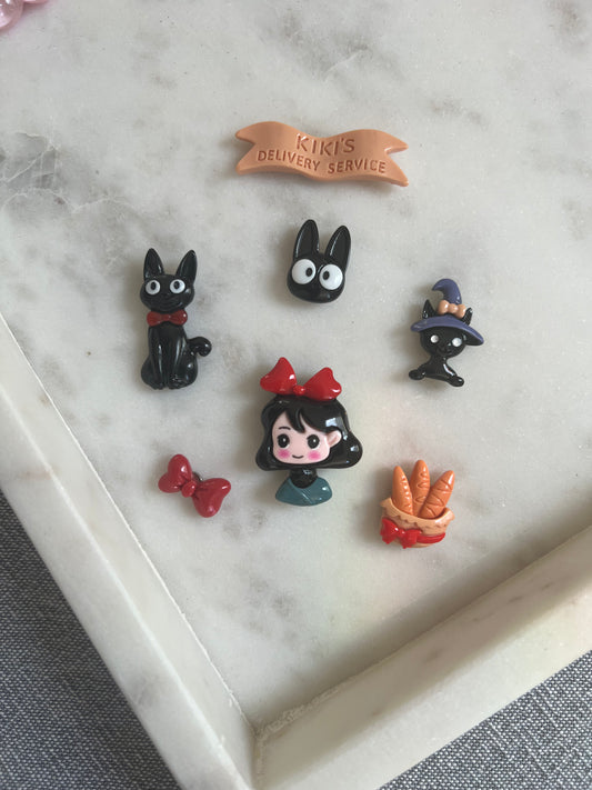 7 Pcs Kiki’s Delivery Service Magnets