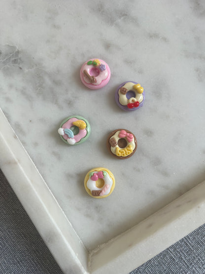 5 Pcs Donut Magnet Set