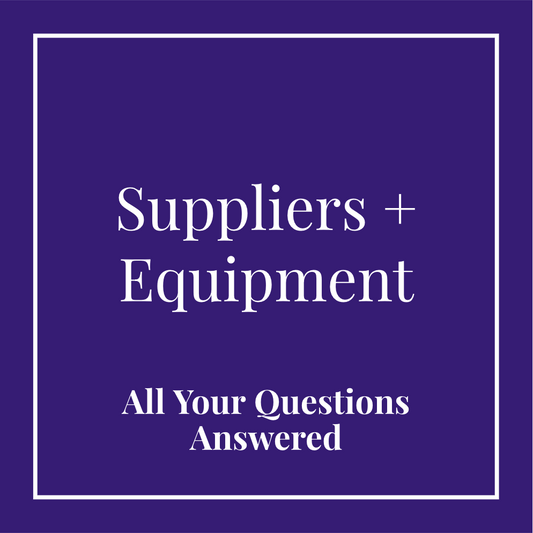 Suppliers and Equipment List