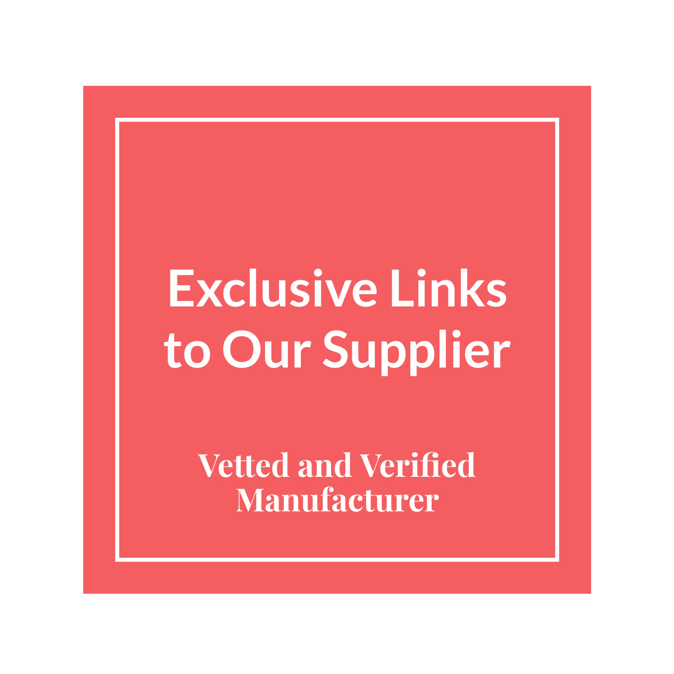 Exclusive Links to Our Supplier (PDF)